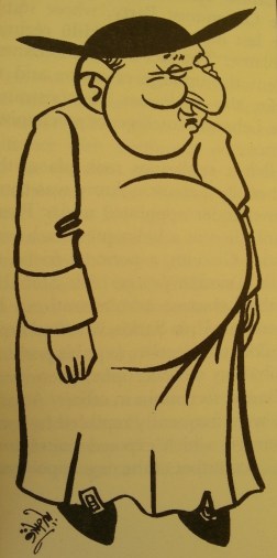 Charles Helou's Jesuit Caricature By Pierre Sadek
