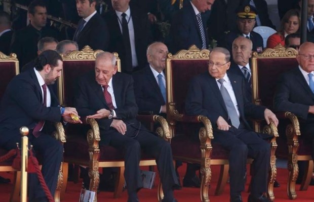 hariri-berri-and-aoun-sharing-candy-while-watching-the-independence-day-parade-2016